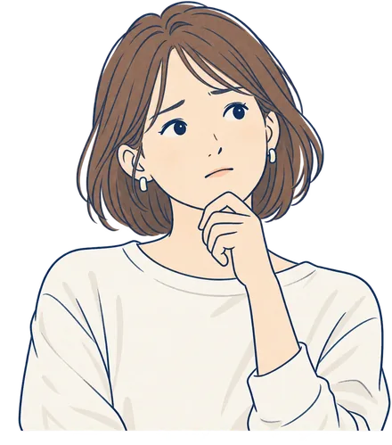 何から始めればいいか、迷っている人のイラスト